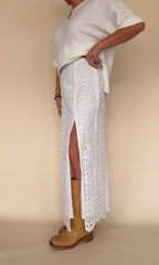 Emrie Eyelet Skirt