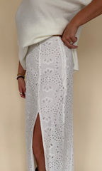 Emrie Eyelet Skirt