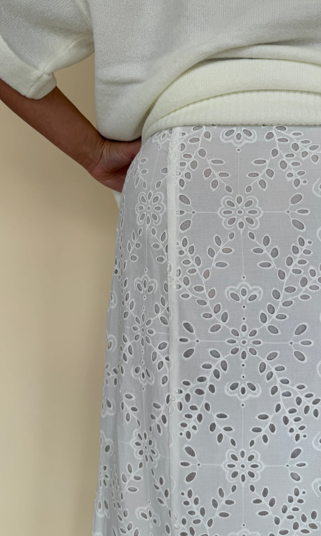Emrie Eyelet Skirt