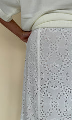 Emrie Eyelet Skirt