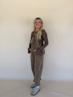 Mineral Washed Barrel Jumpsuit