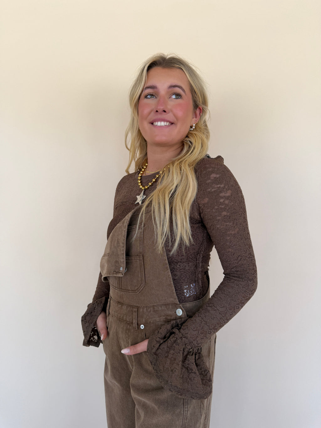 Mineral Washed Barrel Jumpsuit