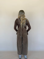 Mineral Washed Barrel Jumpsuit
