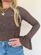 Floral Lace Layering Top