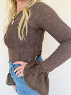 Floral Lace Layering Top