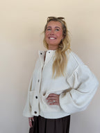 Balloon Sleeve Cardigan