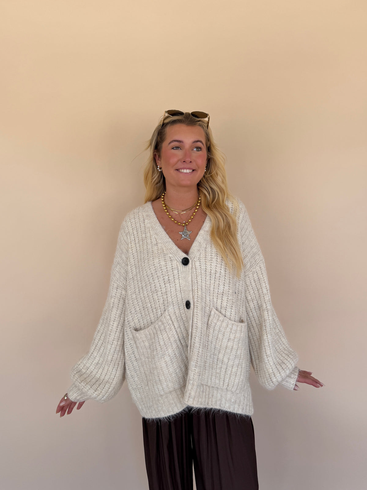 Ribbed Knit Cardigan