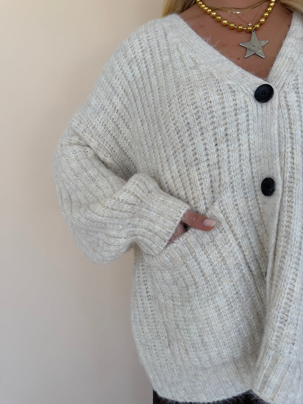 Ribbed Knit Cardigan