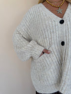 Ribbed Knit Cardigan
