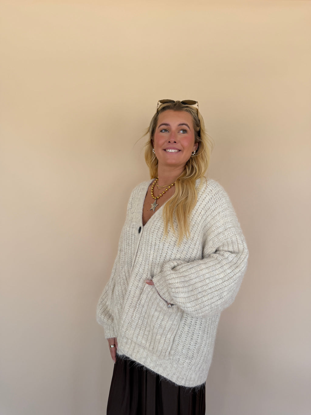 Ribbed Knit Cardigan