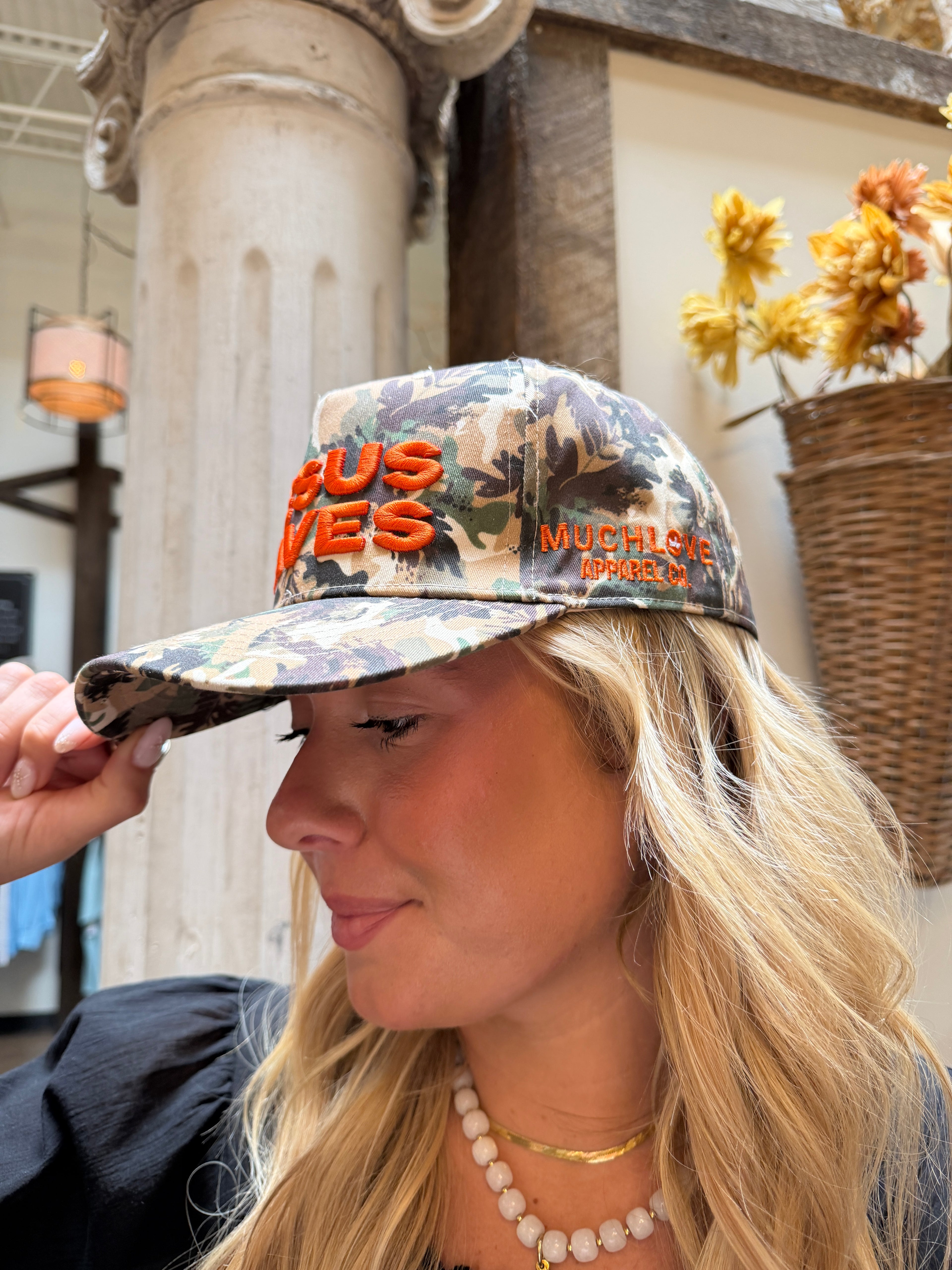 Jesus Saves Camo Hat