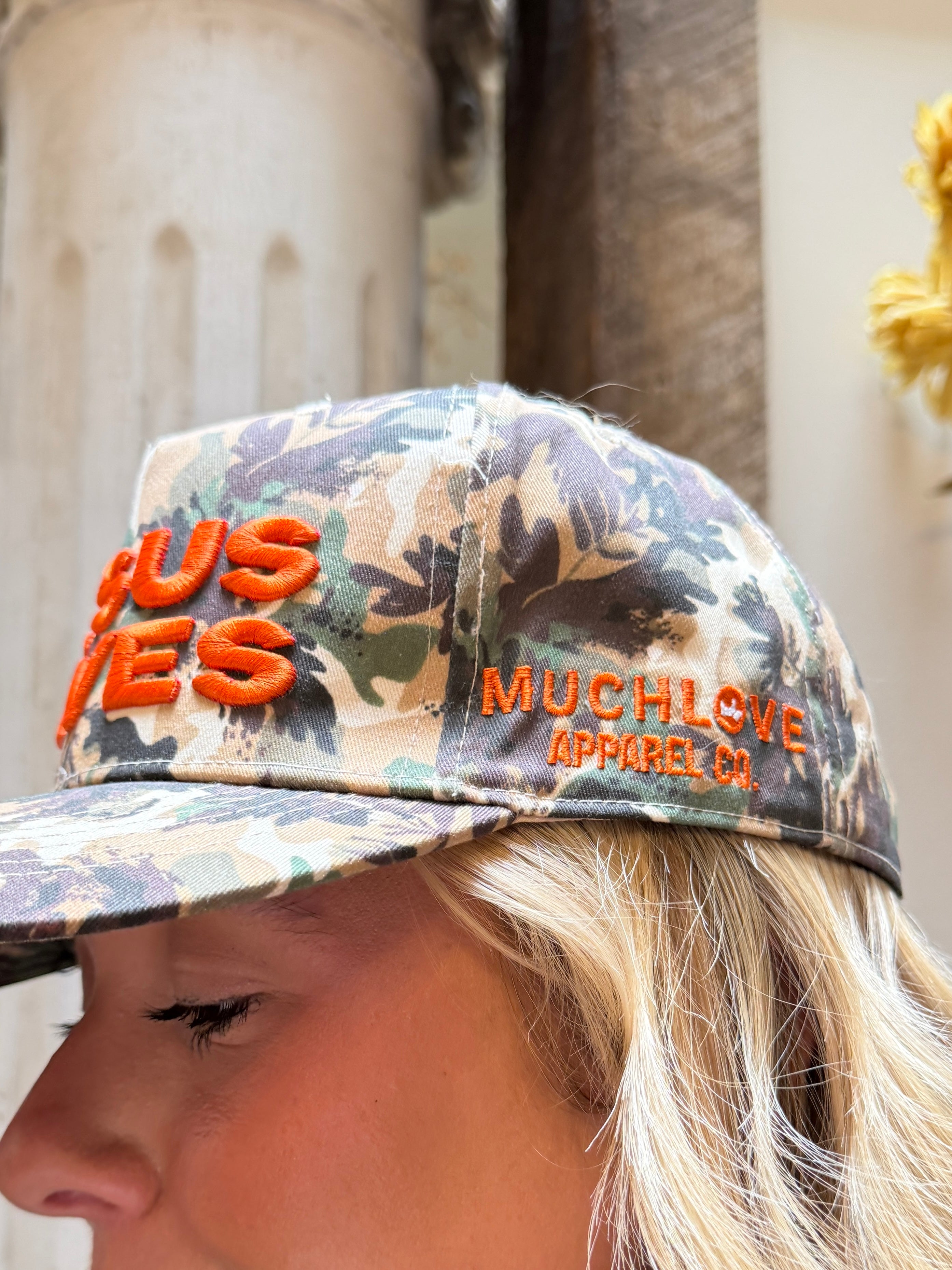 Jesus Saves Camo Hat