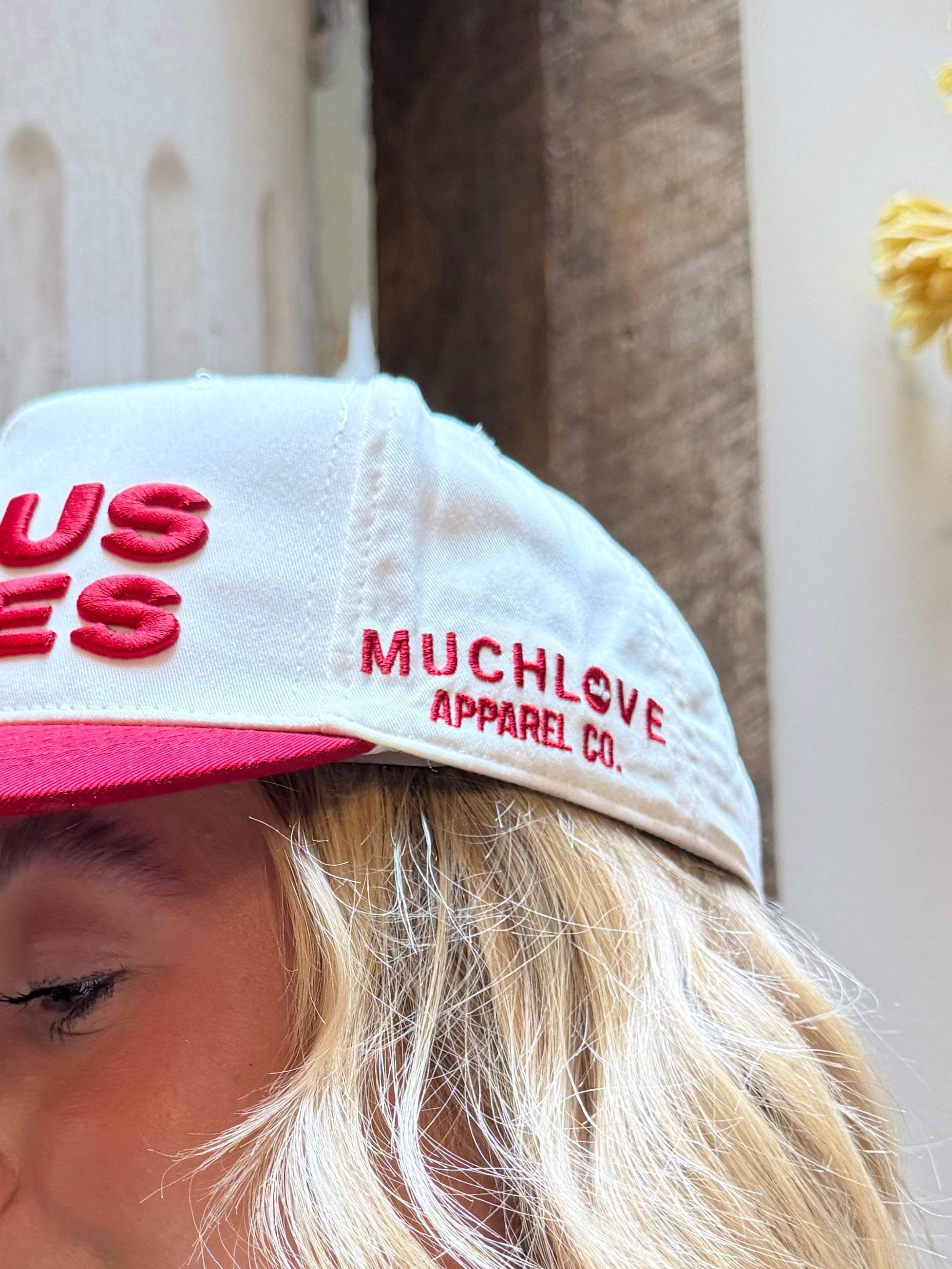 RED Jesus Saves Hat