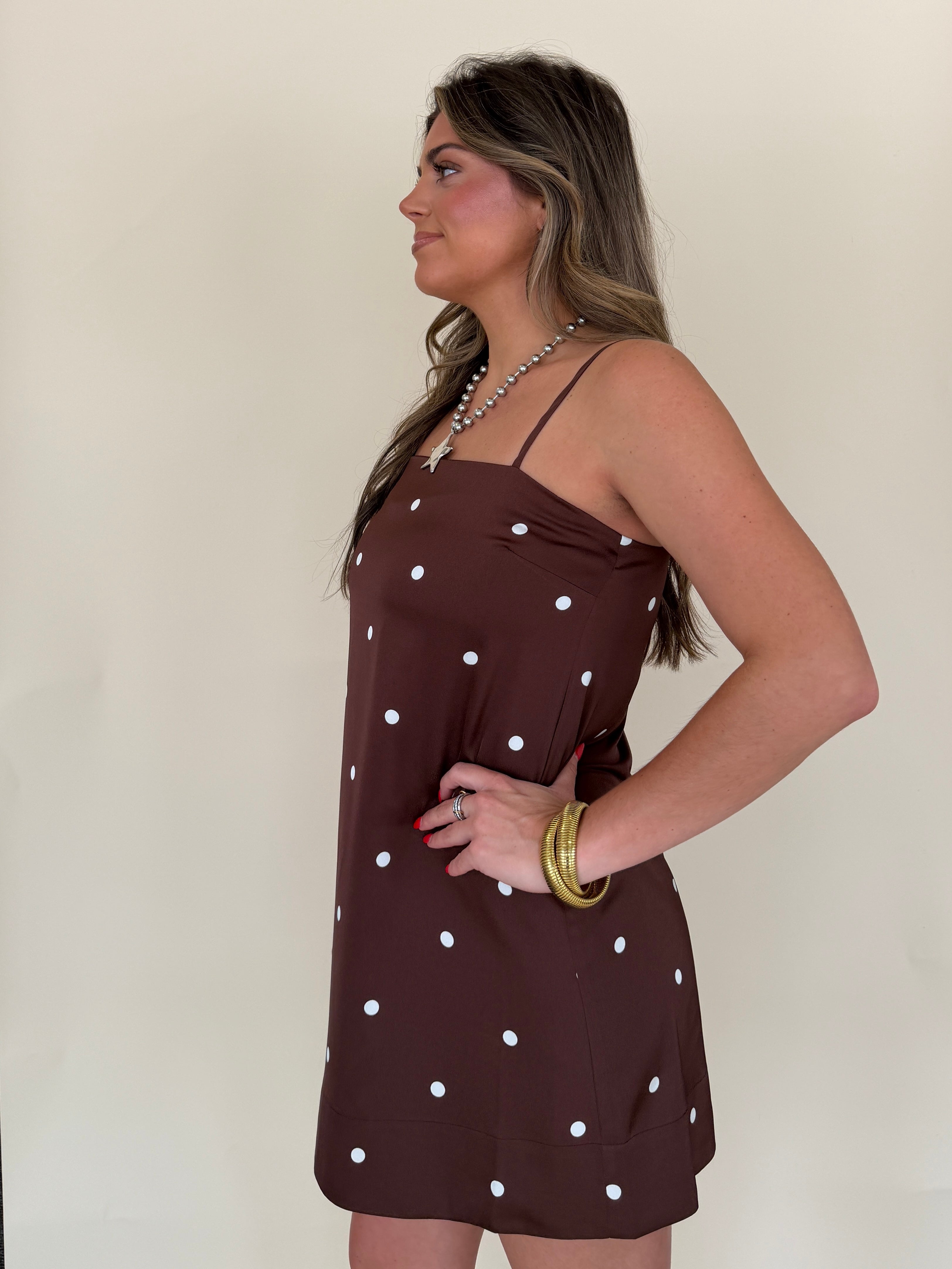 Maude Dot Mini Dress
