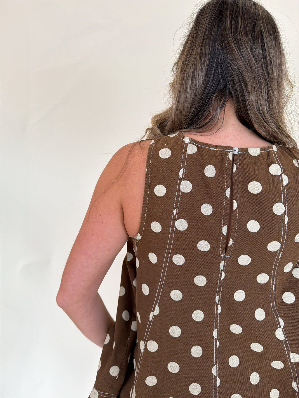 Polka Dot Swing Top