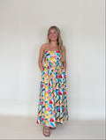 Watercolor Floral Maxi Dress