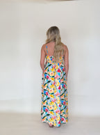 Watercolor Floral Maxi Dress