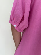 Puff Sleeve Midi Dress