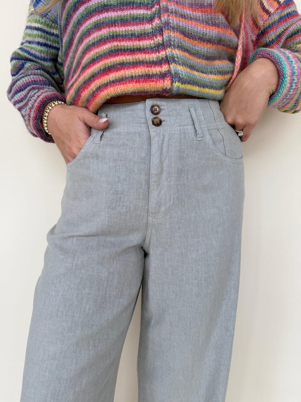 Holly Straight Leg Pants | Abbey Stone