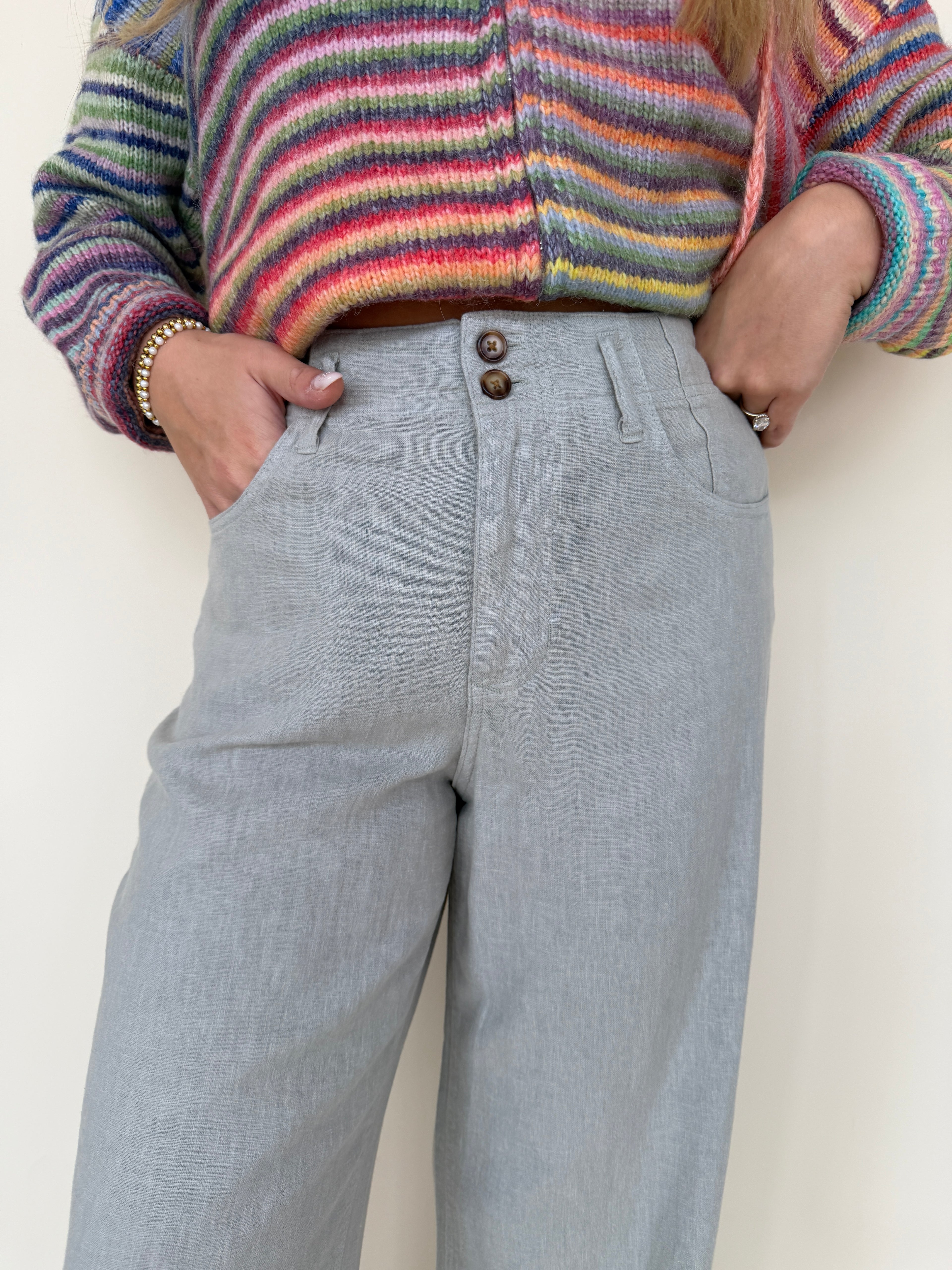 Holly Straight Leg Pants | Abbey Stone