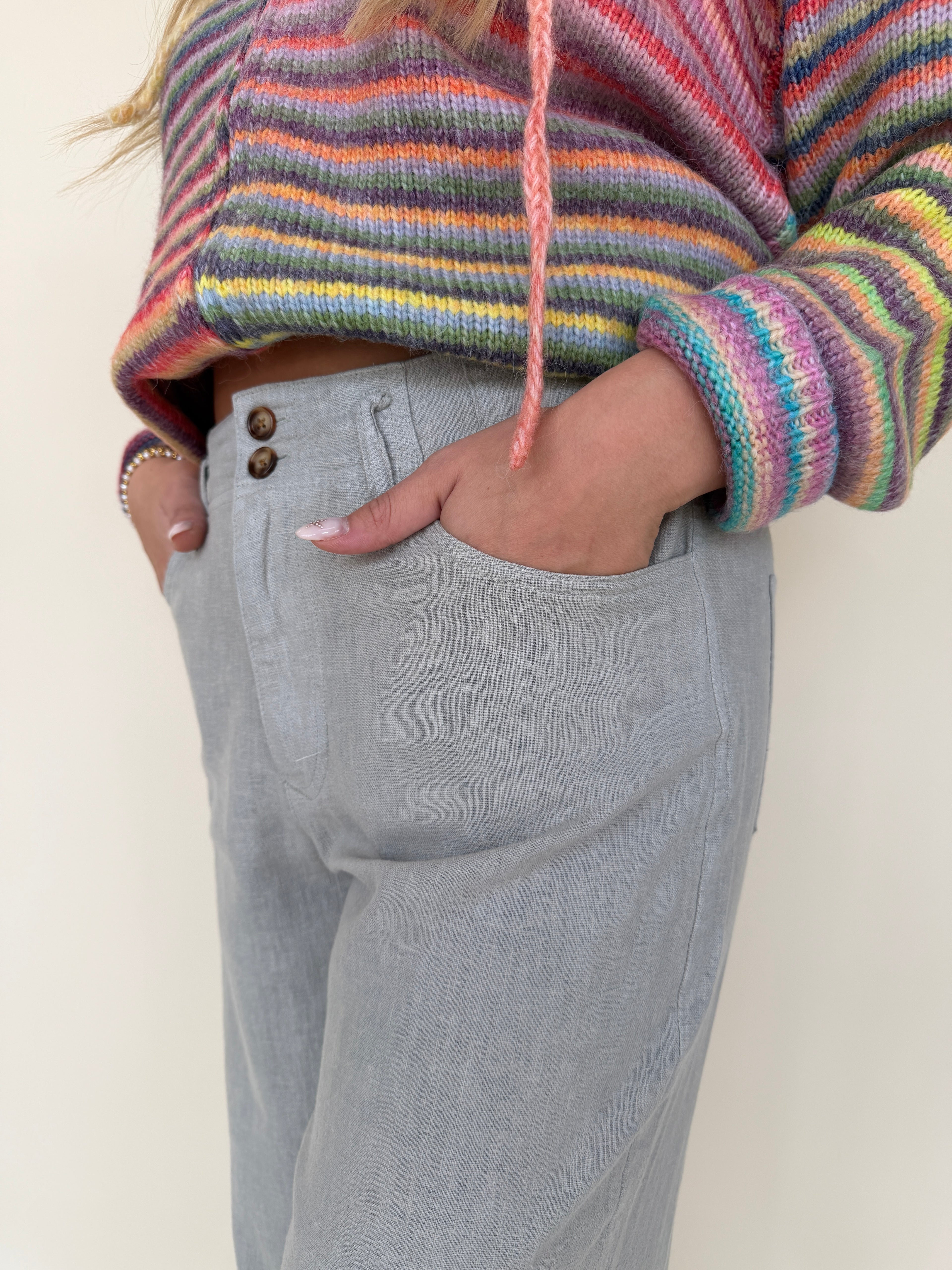 Holly Straight Leg Pants | Abbey Stone