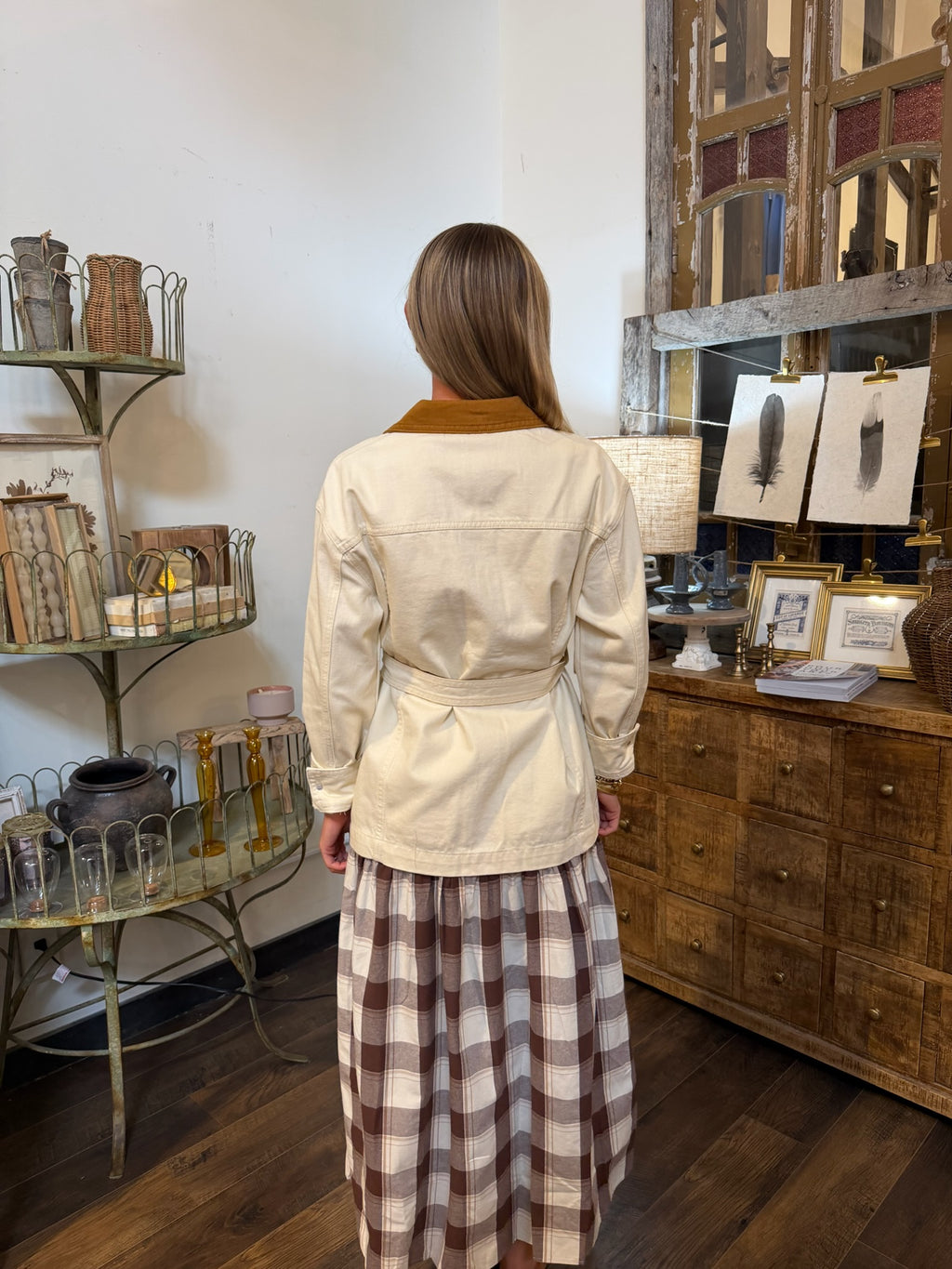 Front Pocket Collar Jacket
