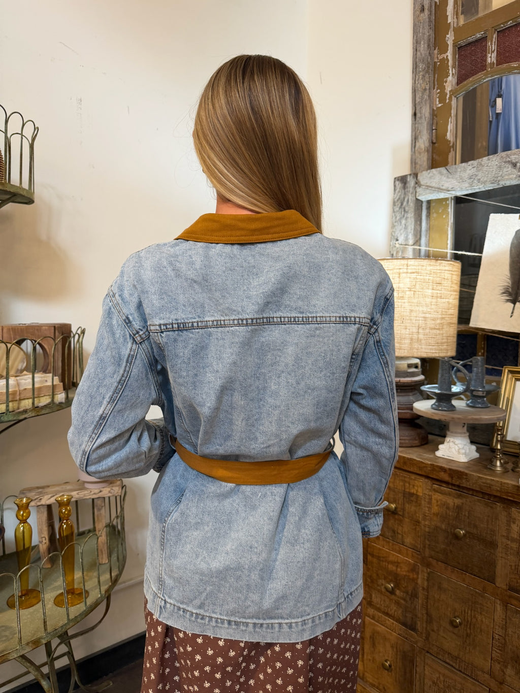 Front Pocket Collar Jacket