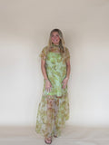 Ellery Floral Organza Maxi Dress