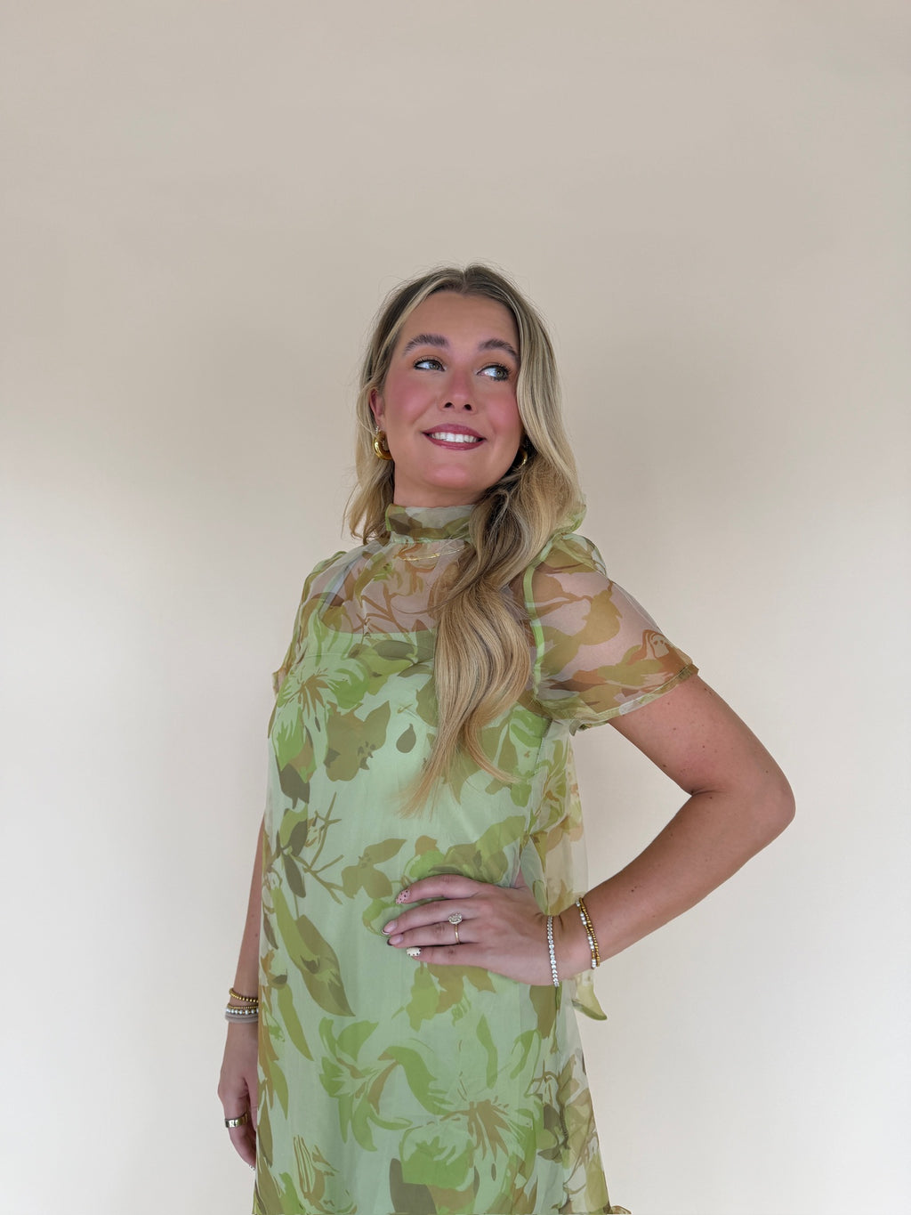 Ellery Floral Organza Maxi Dress