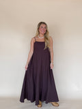 Empire Chest Sleeveless Maxi Dress