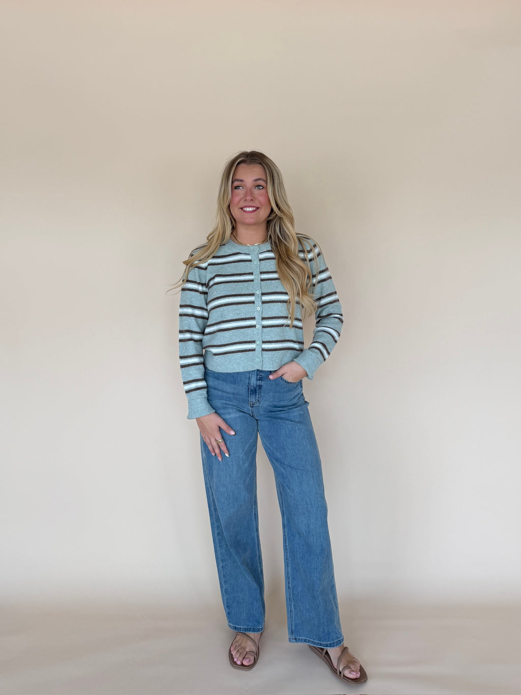 Medina Stripe Cardigan