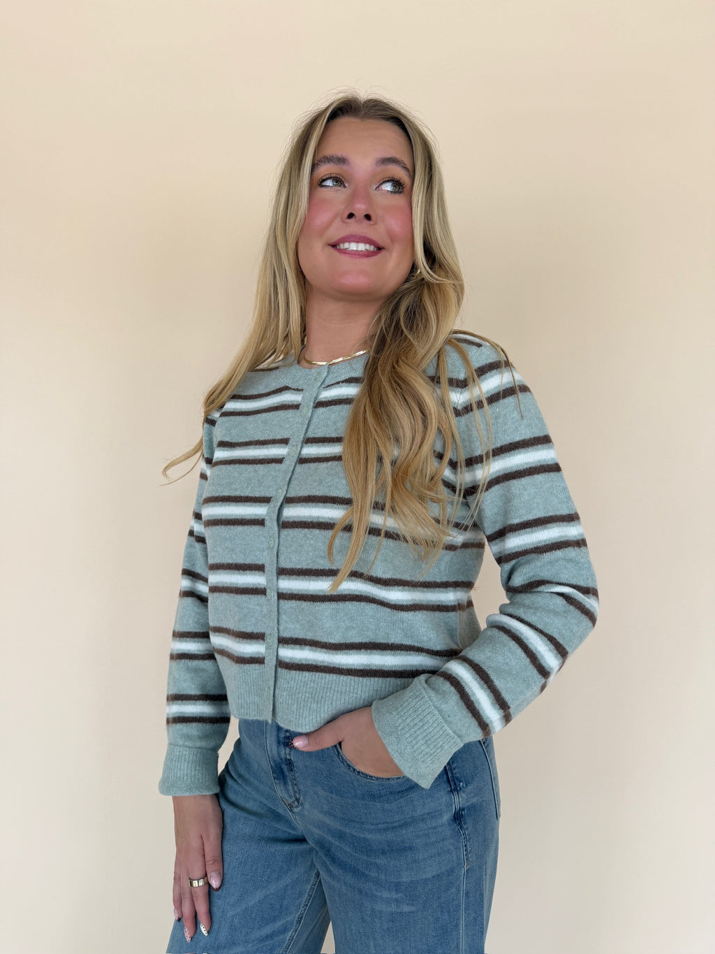 Medina Stripe Cardigan