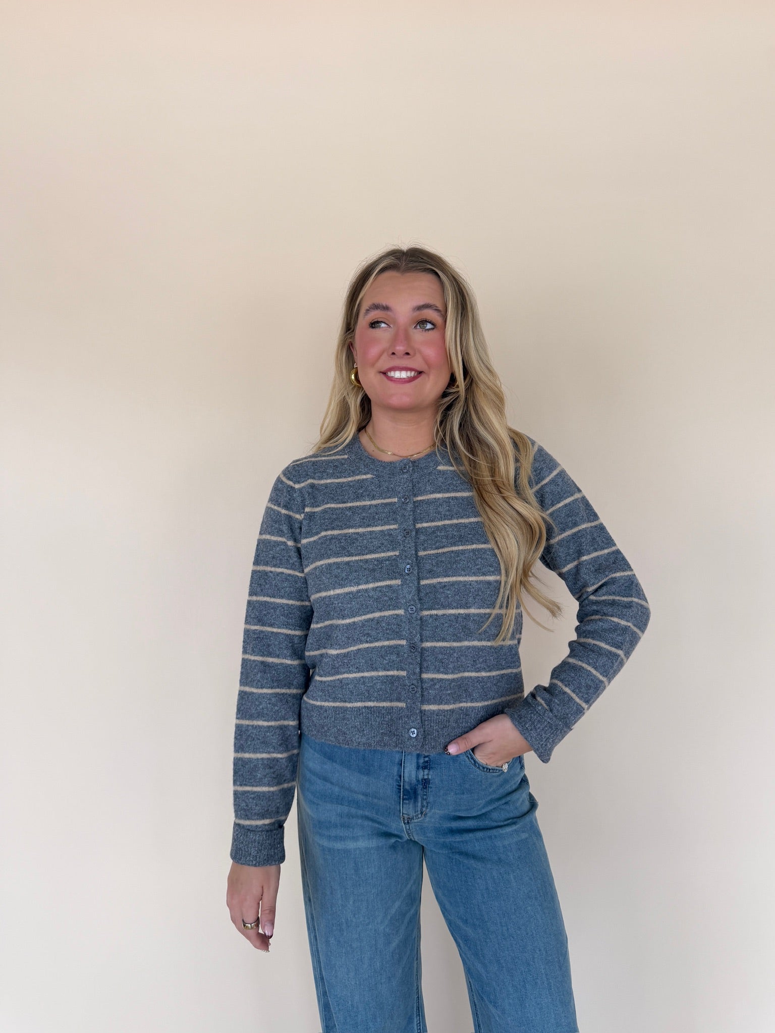 Medina Stripe Cardigan