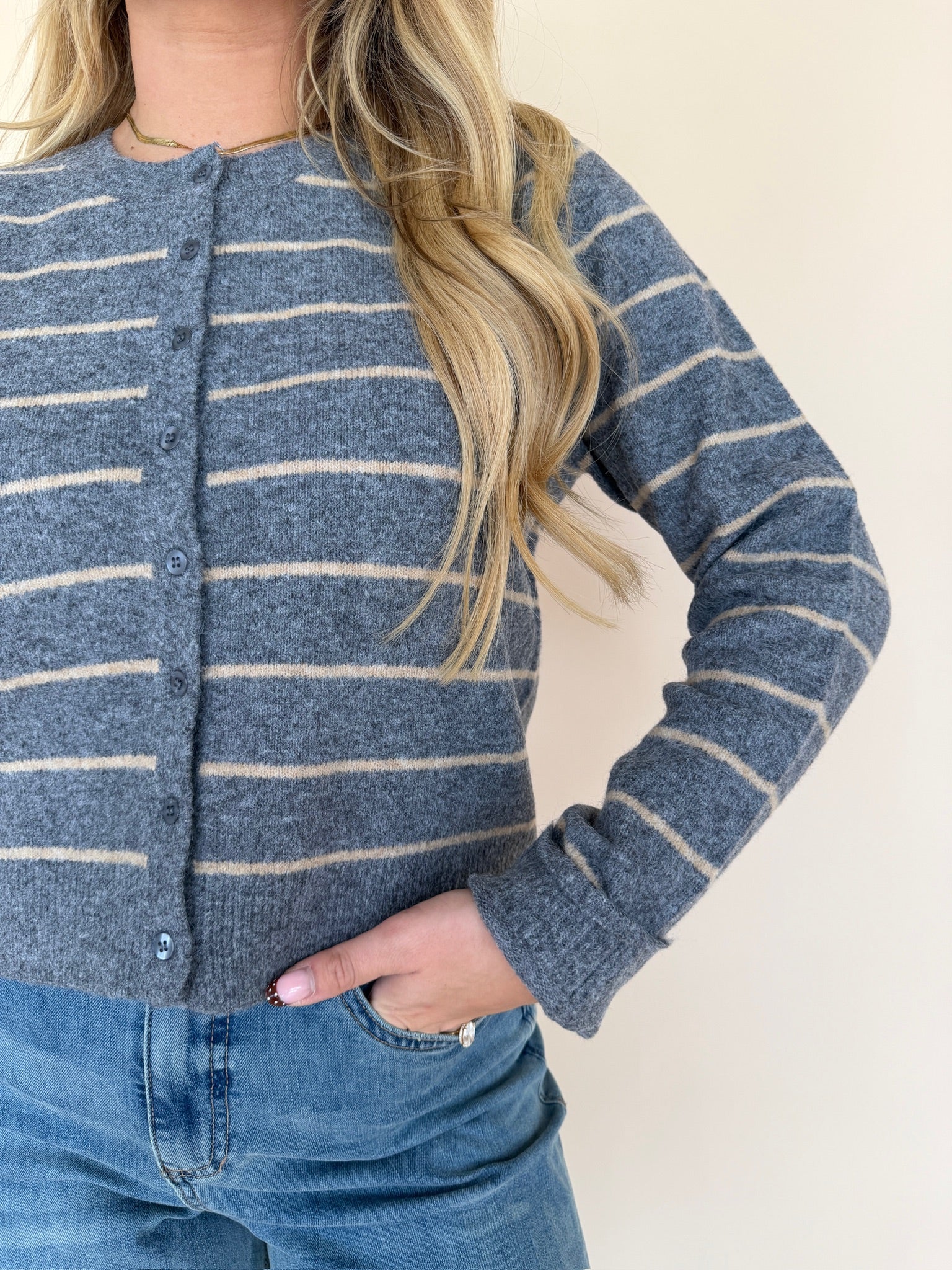 Medina Stripe Cardigan