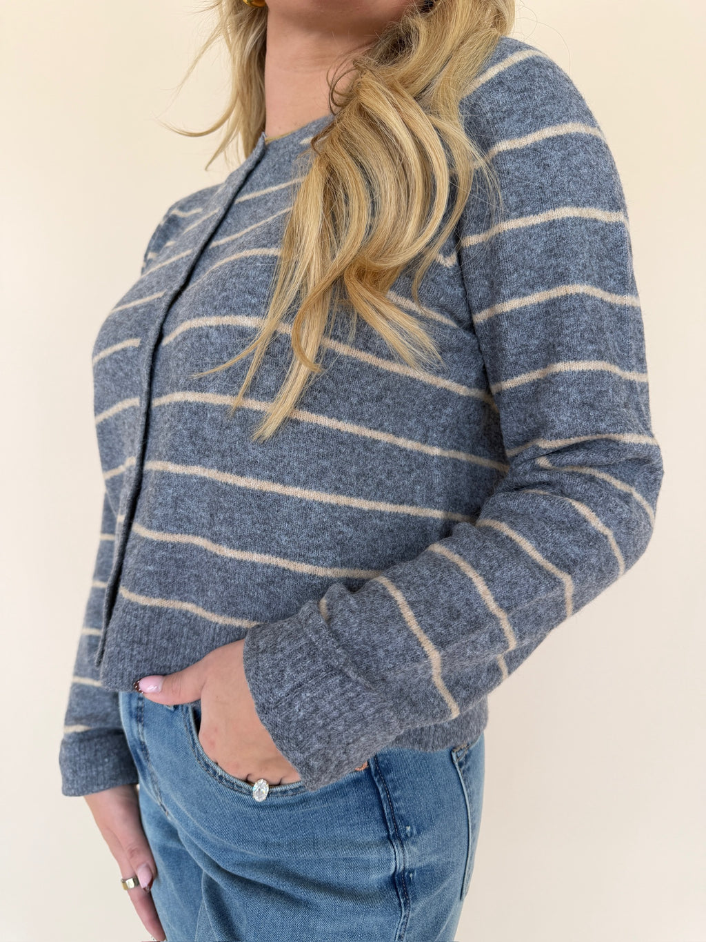 Medina Stripe Cardigan