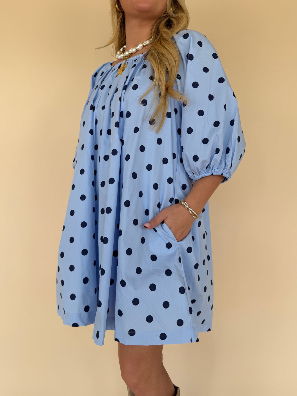 Polka Dot Mini Dress