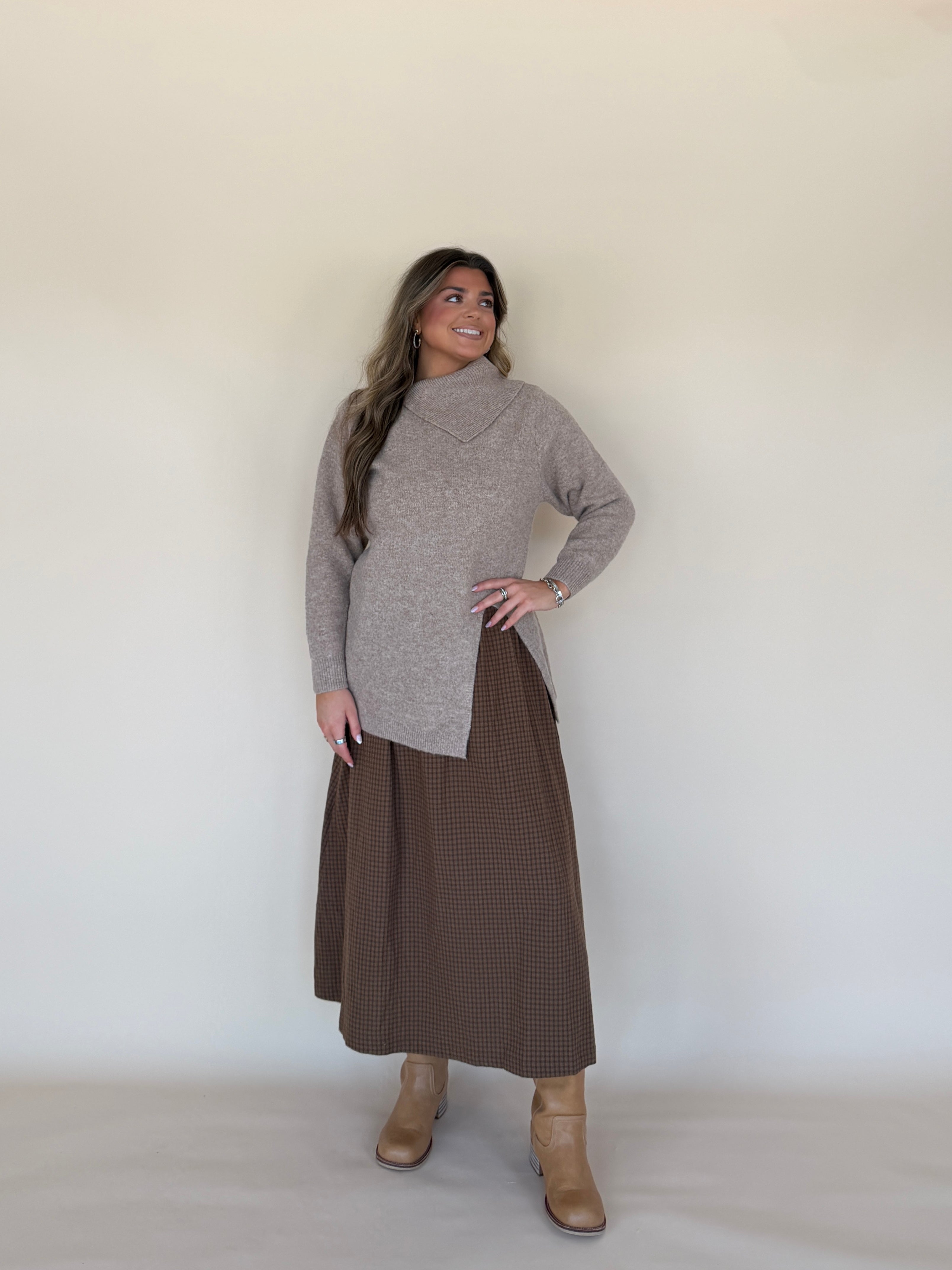 High Neck Sweater