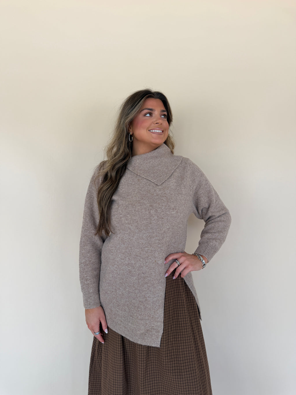 High Neck Sweater