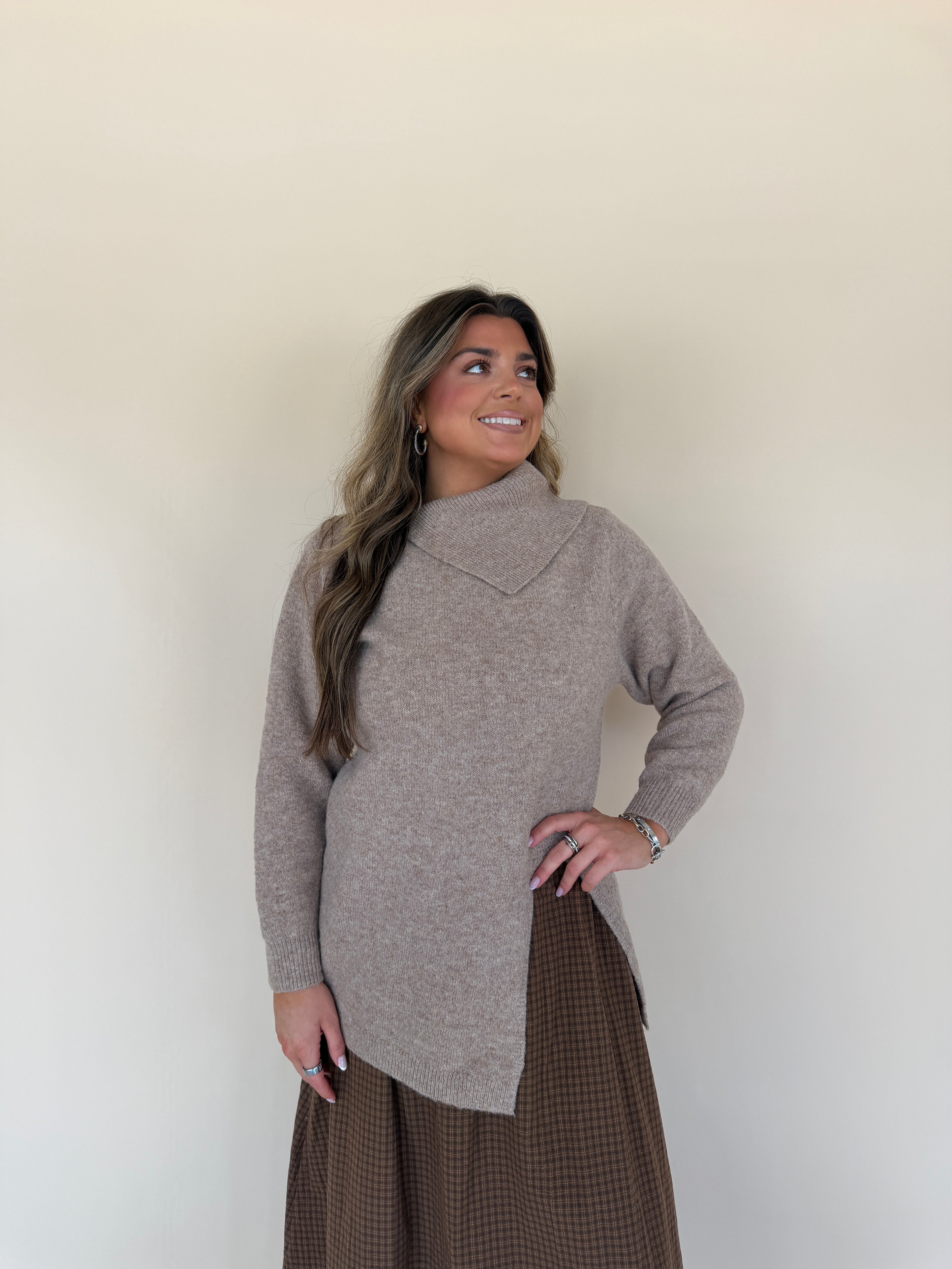 High Neck Sweater