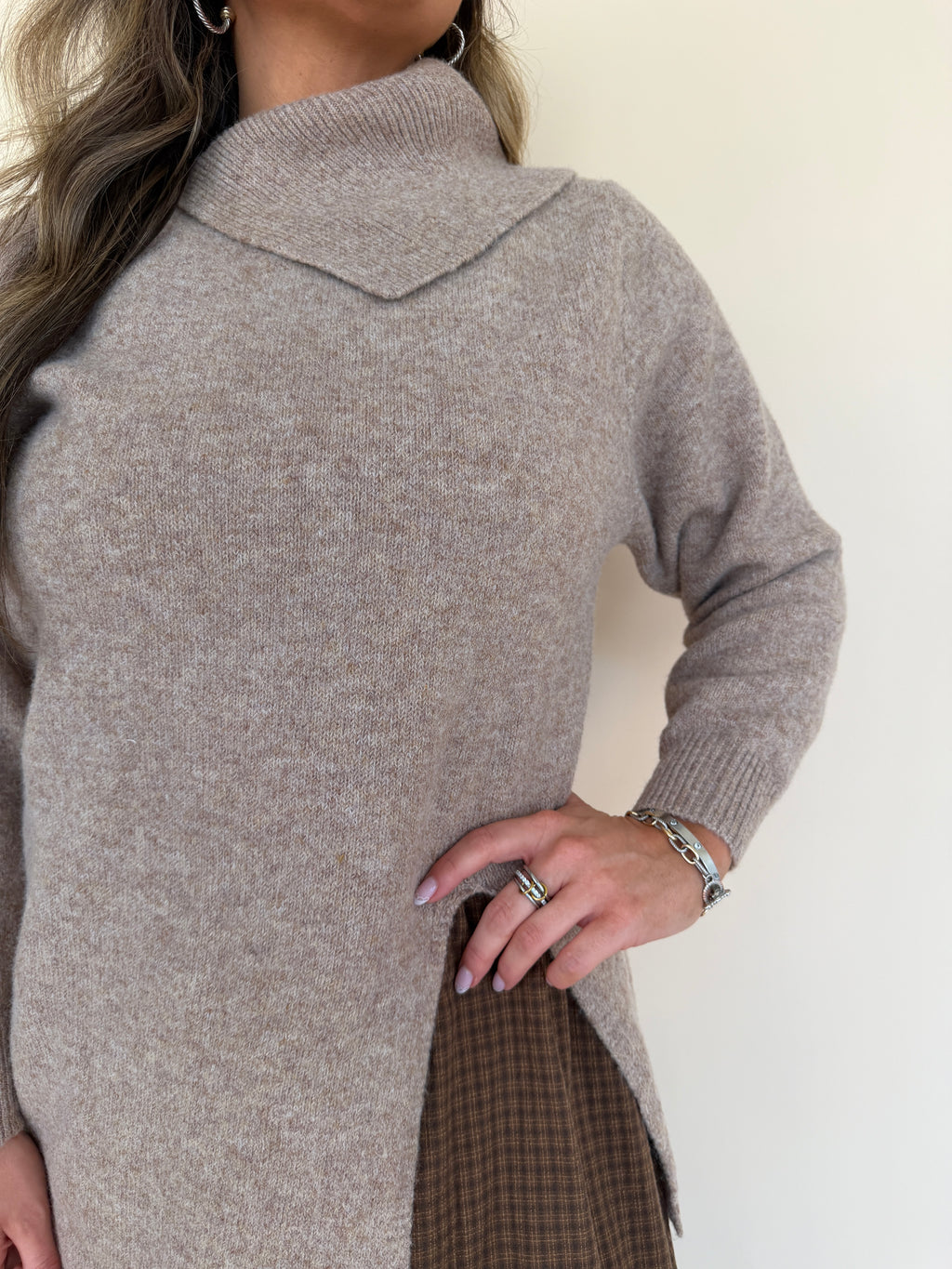 High Neck Sweater
