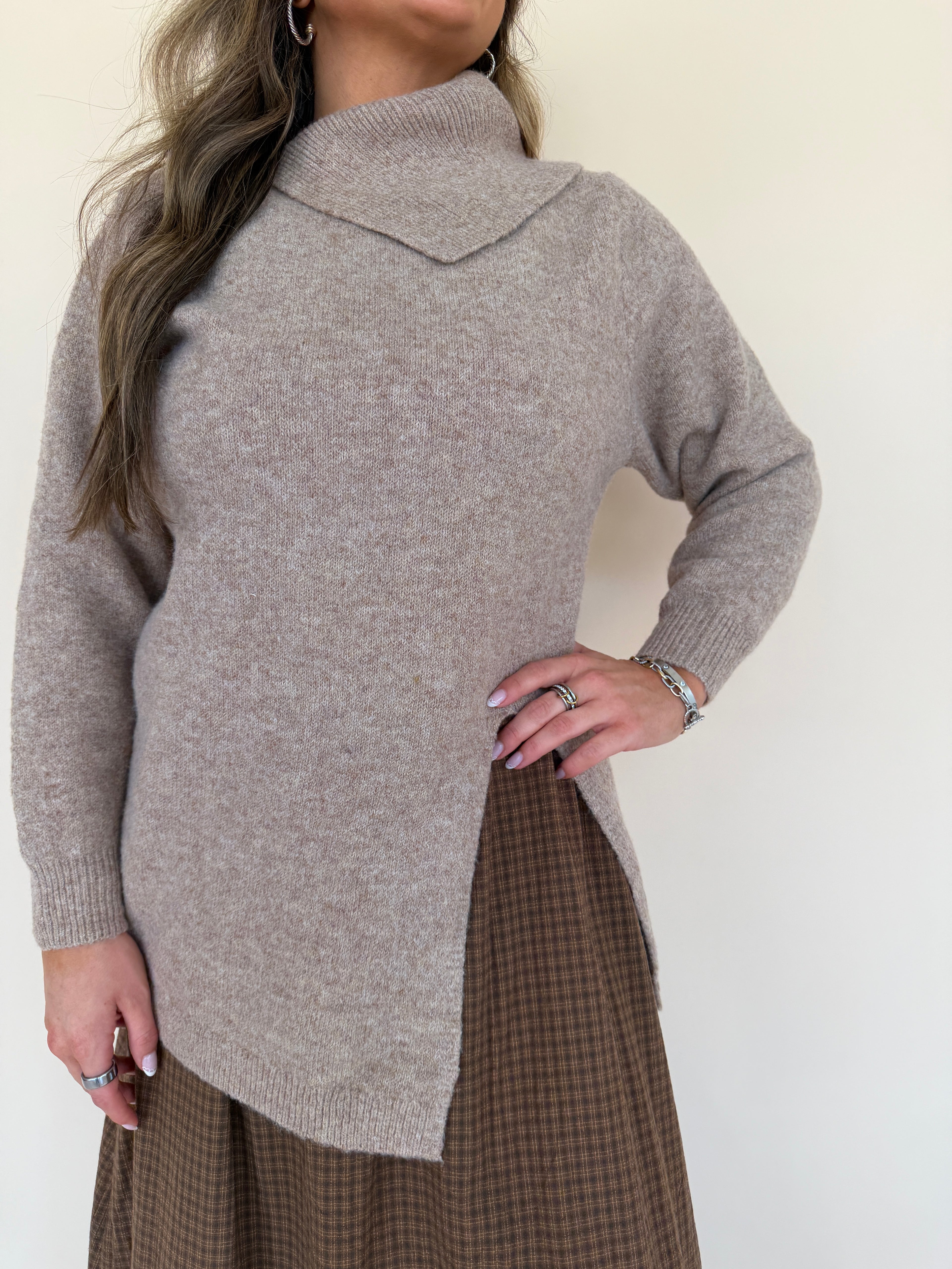 High Neck Sweater