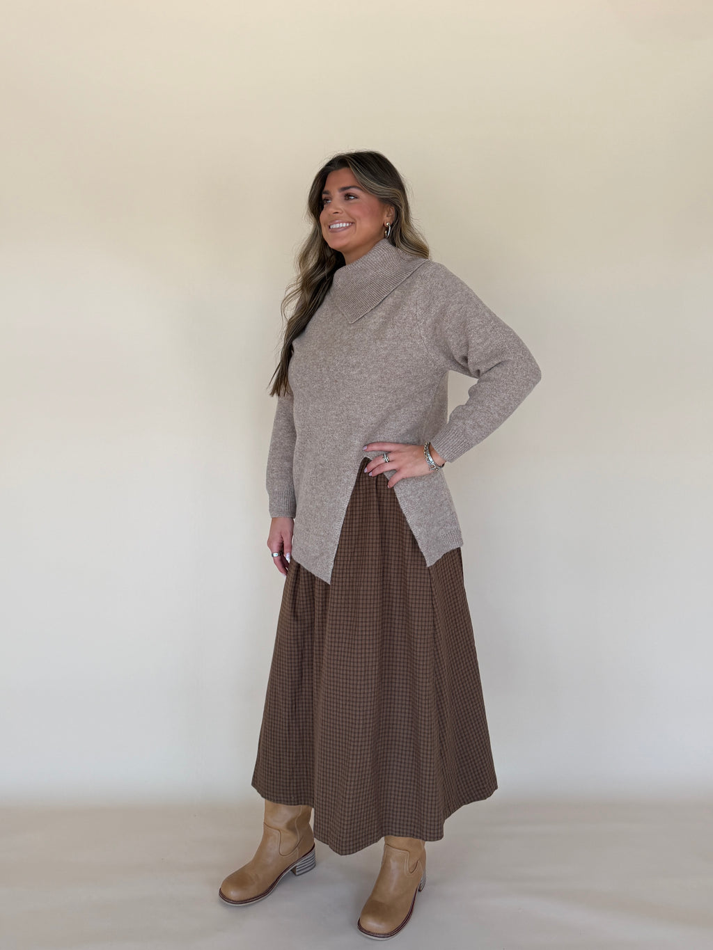 High Neck Sweater