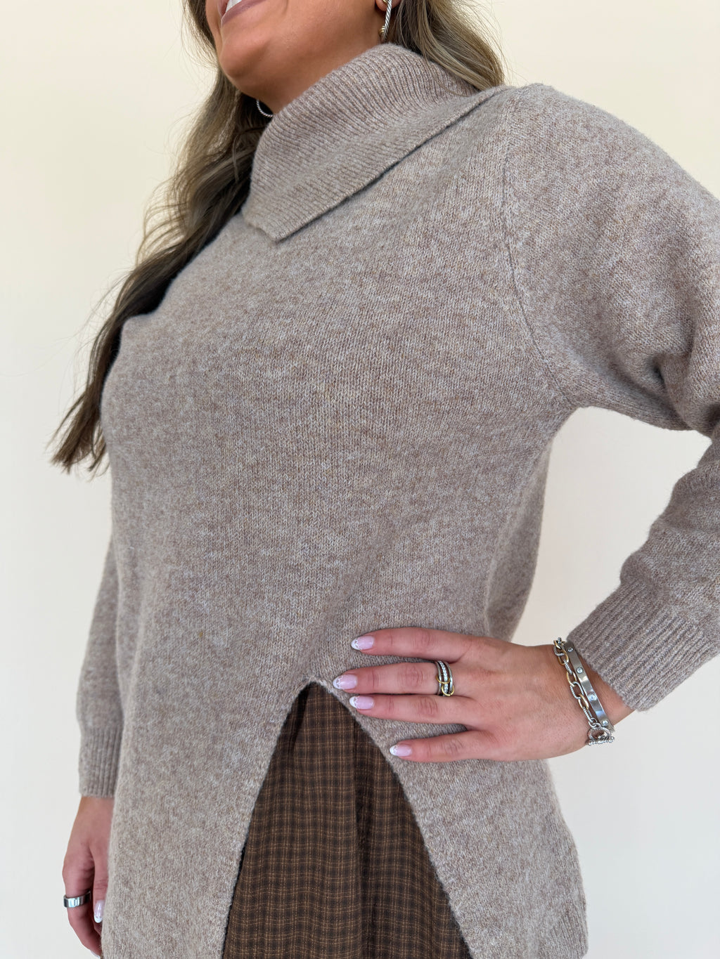 High Neck Sweater
