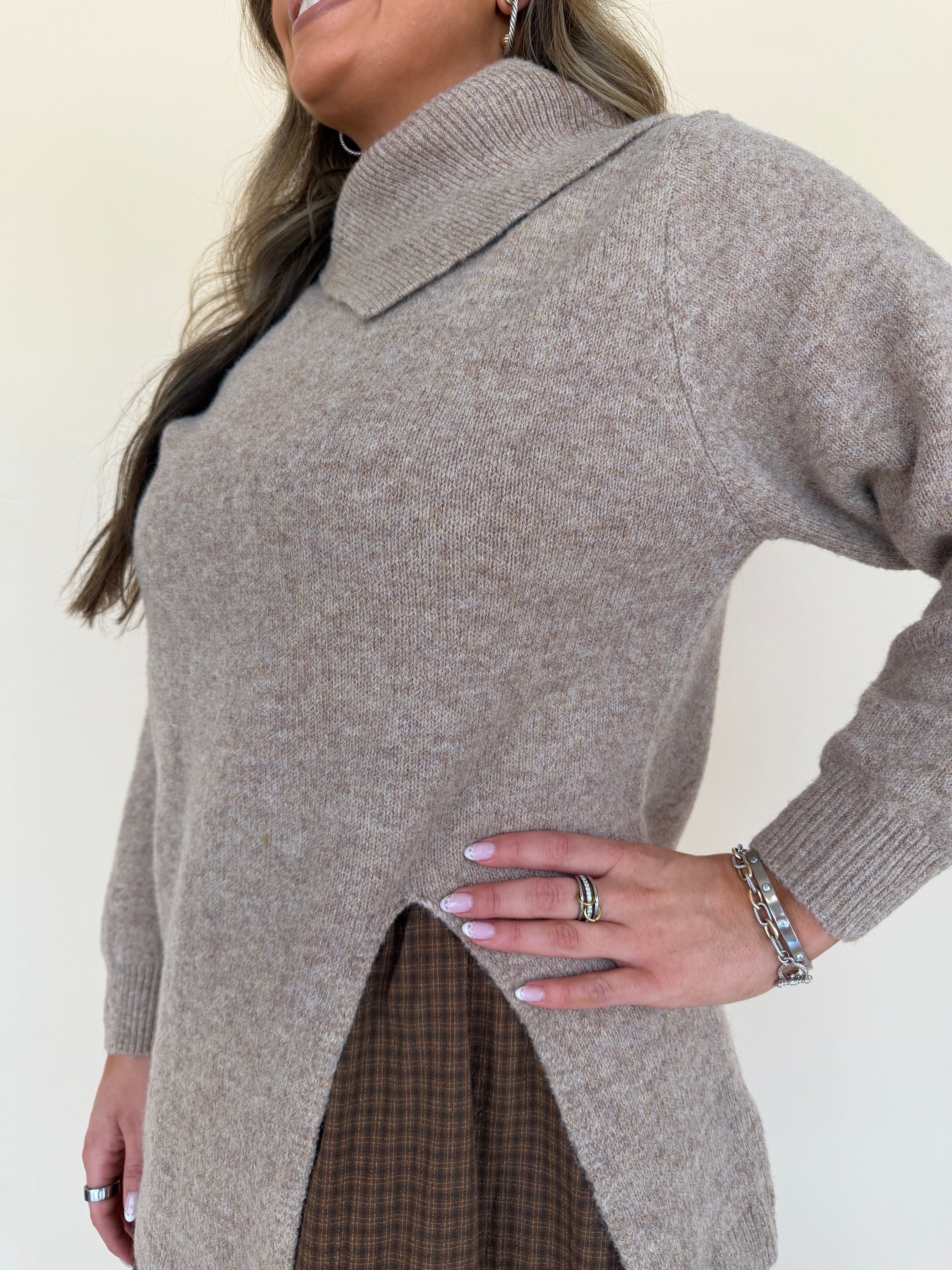 High Neck Sweater