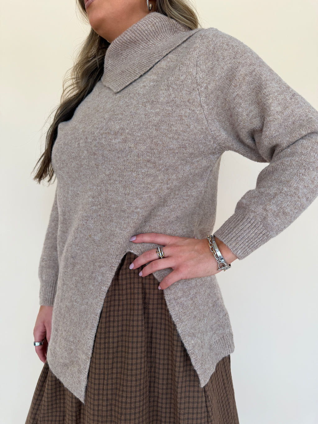 High Neck Sweater