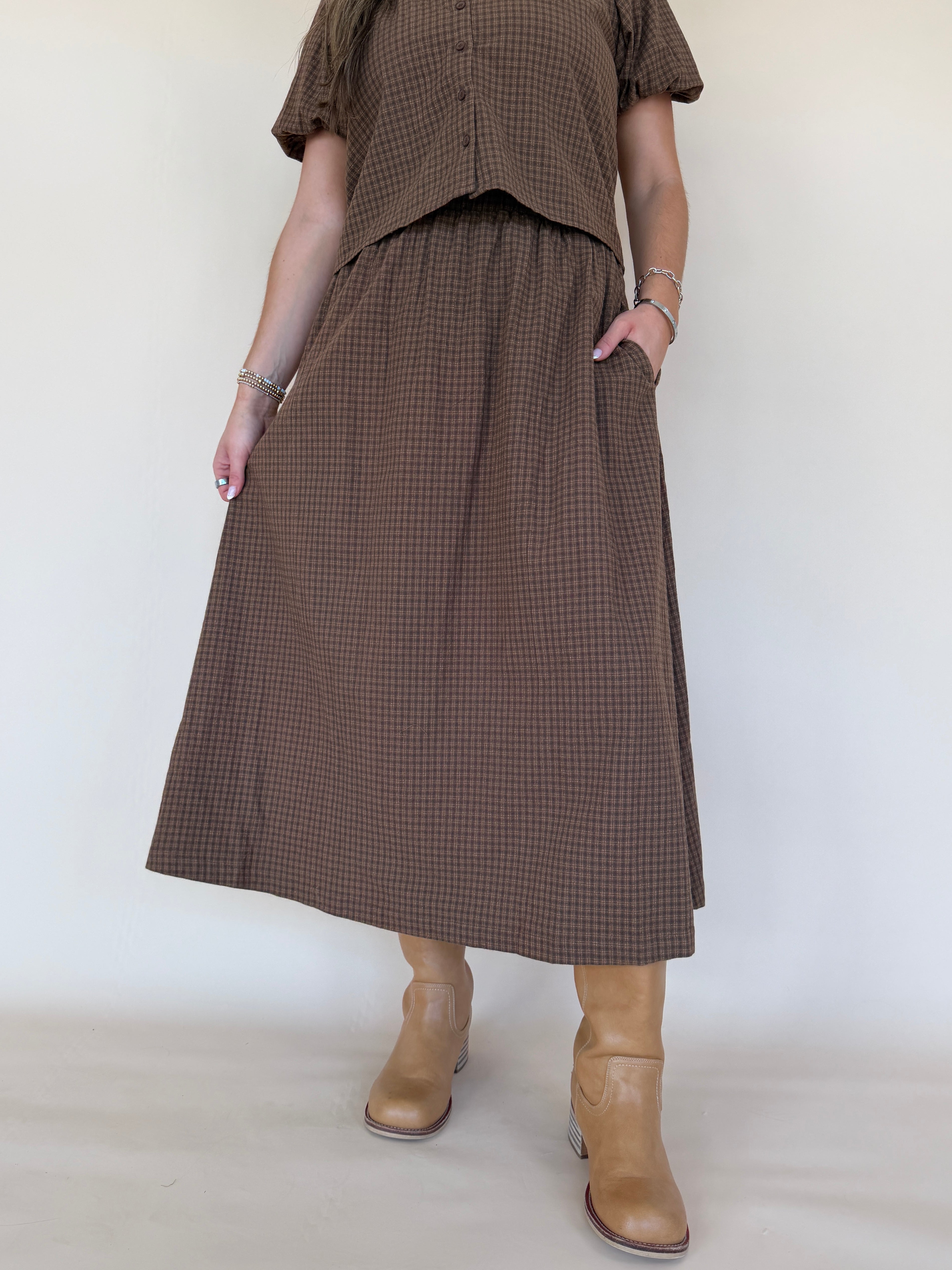 Plaid Skirt