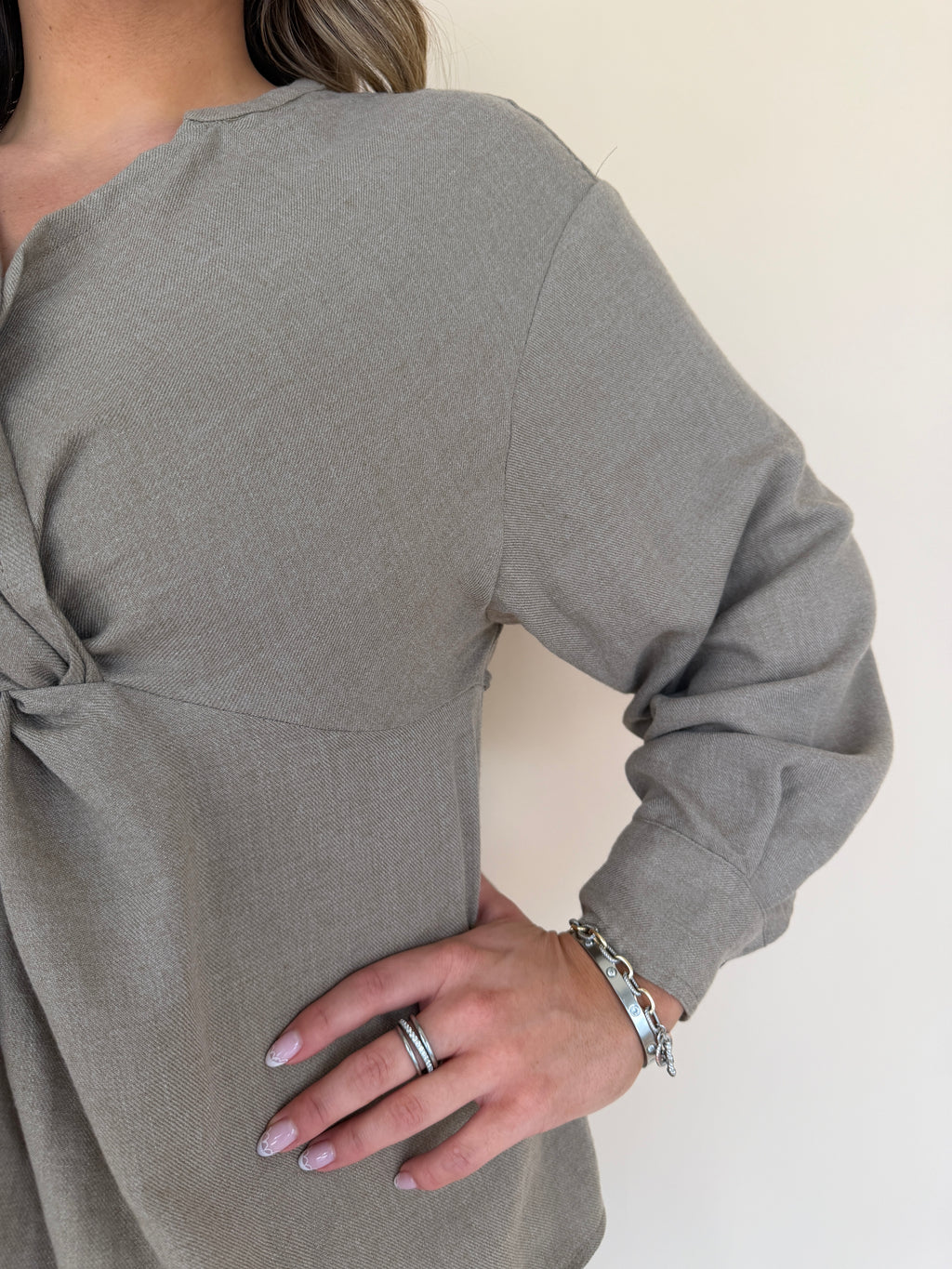 V Neck Layering Top