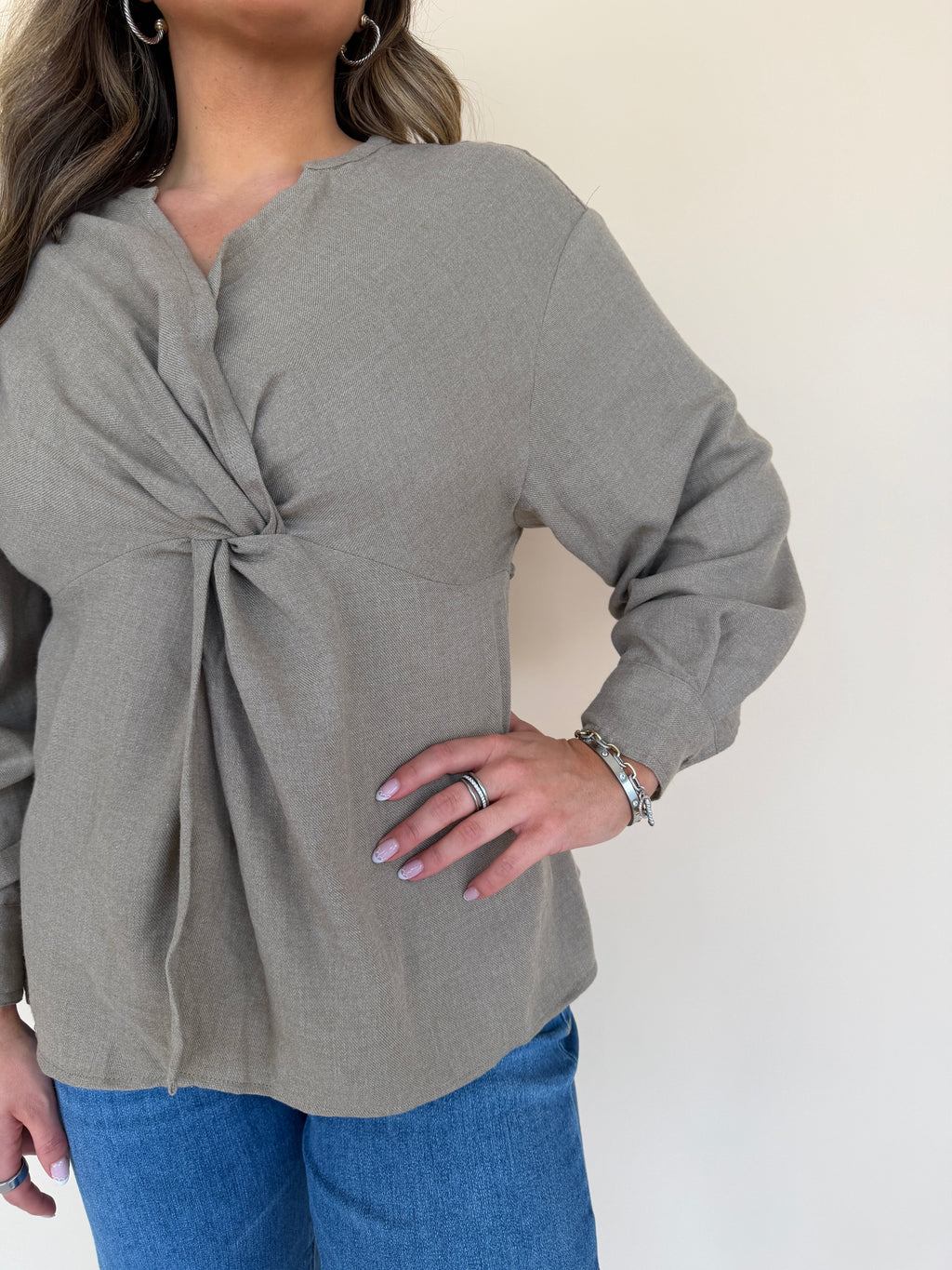V Neck Layering Top
