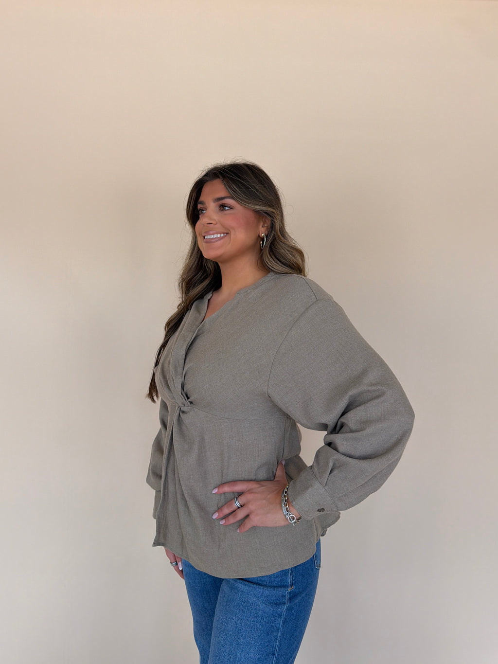 V Neck Layering Top