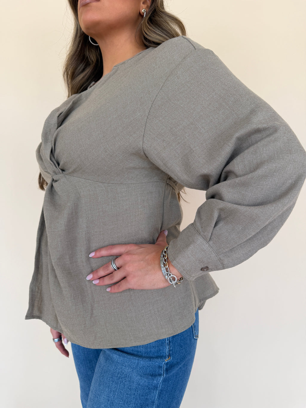V Neck Layering Top